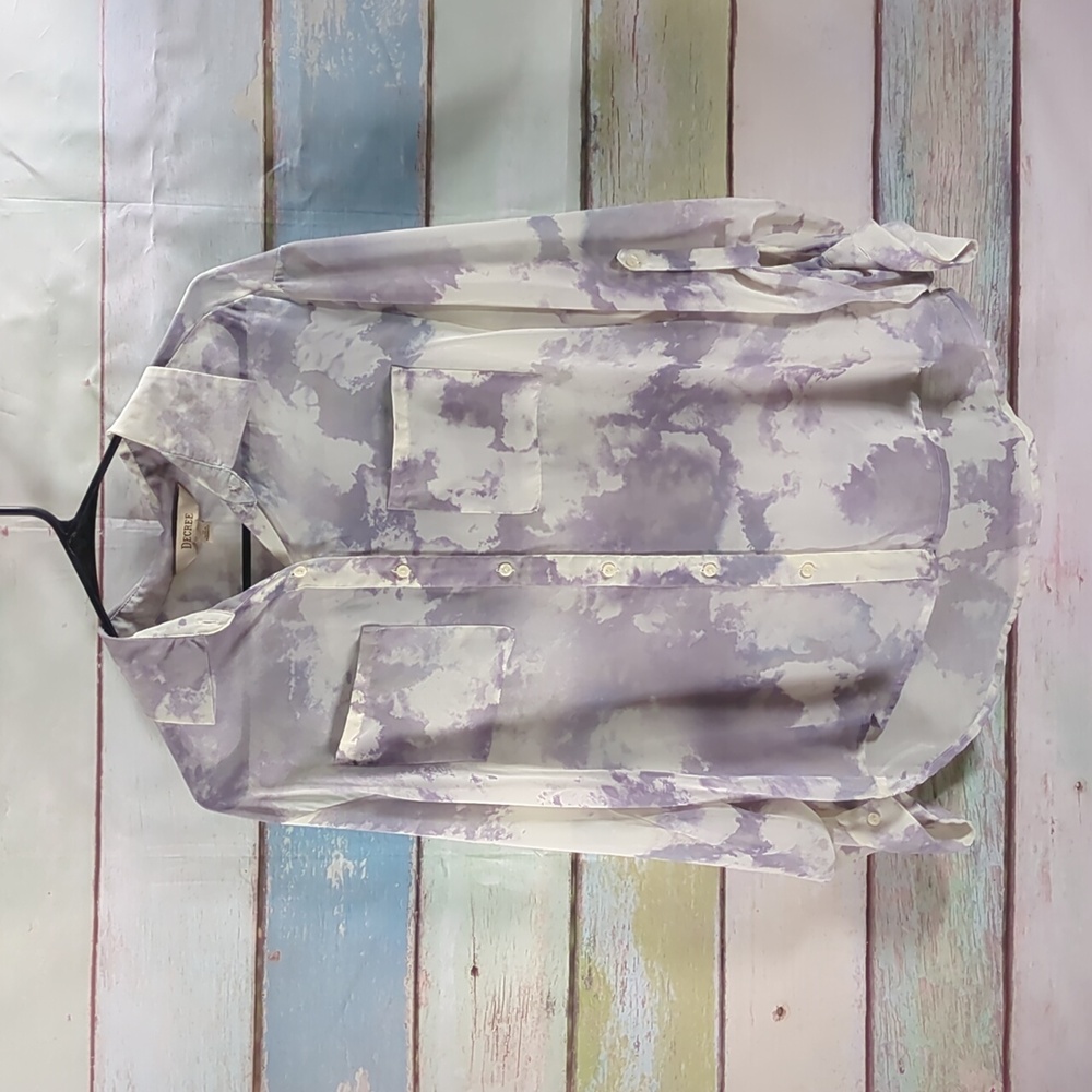Decree Women's Sheer Blouse